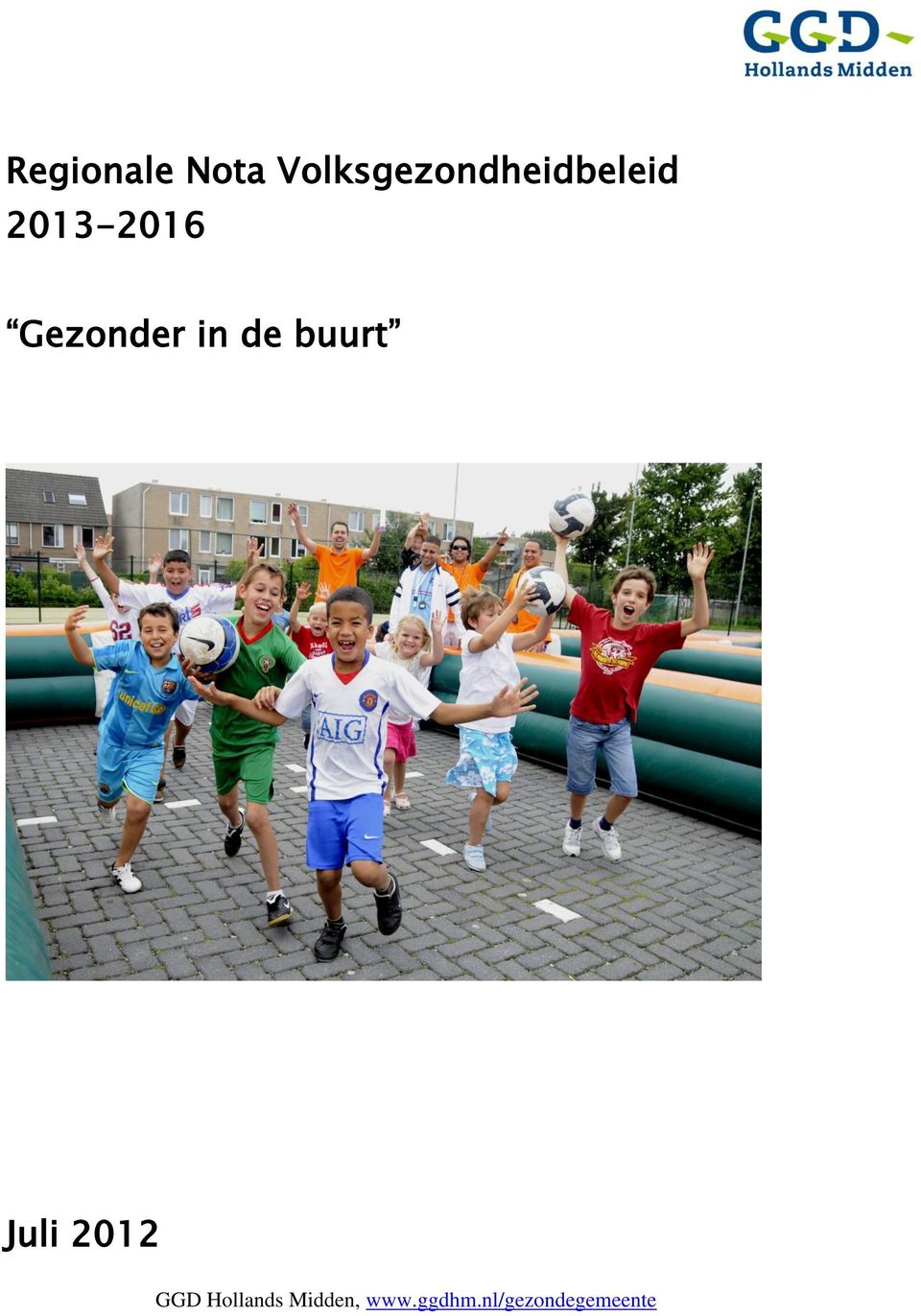 Gezonder in de buurt Juli 2012