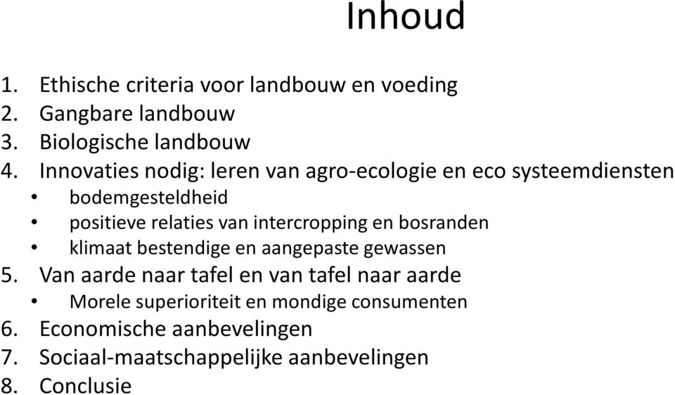 intercropping en bosranden klimaat bestendige en aangepaste gewassen 5.