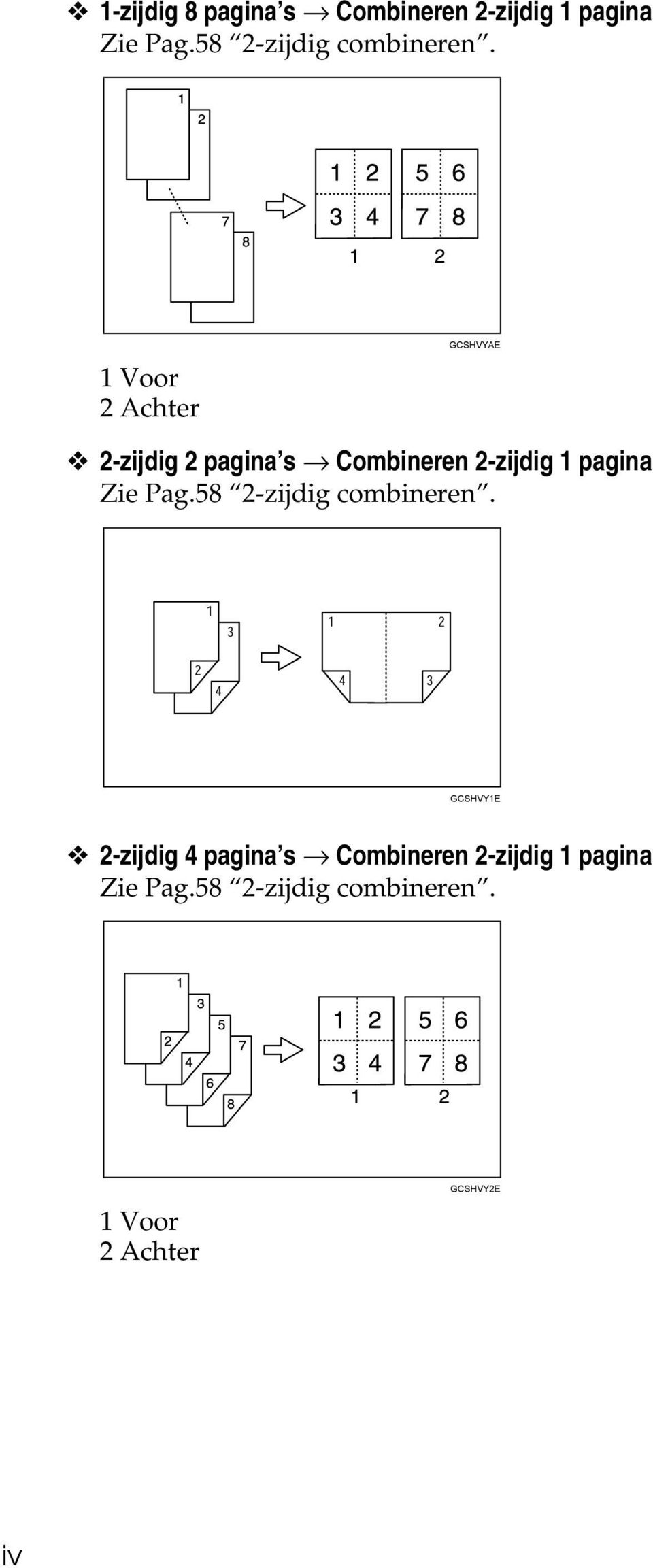 1 Voor Achter GCSHVYAE -zijdig pagina s Combineren -zijdig 1 pagina Zie