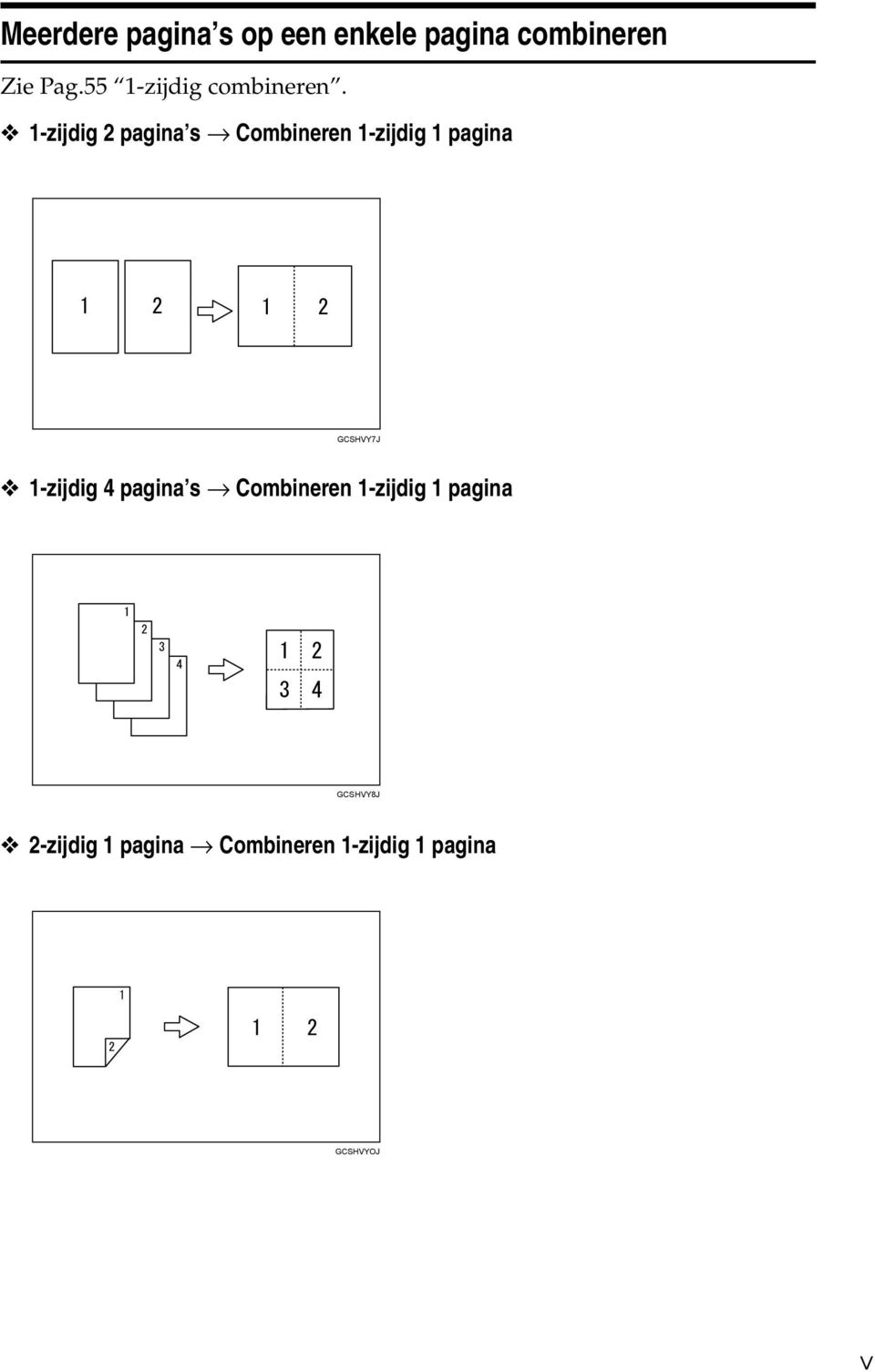 1-zijdig pagina s Combineren 1-zijdig 1 pagina GCSHVY7J