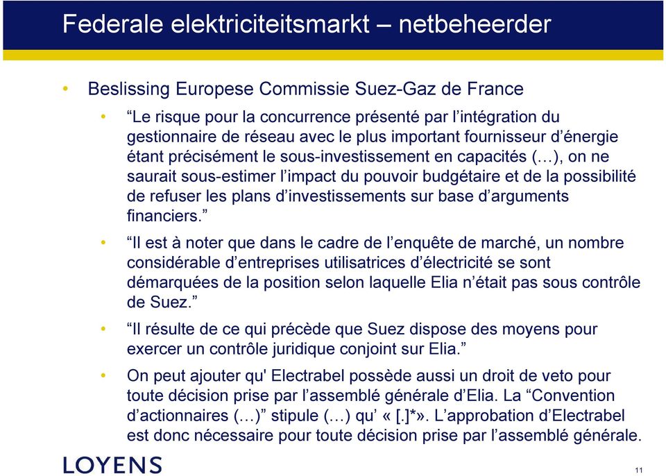 sur base d arguments financiers.