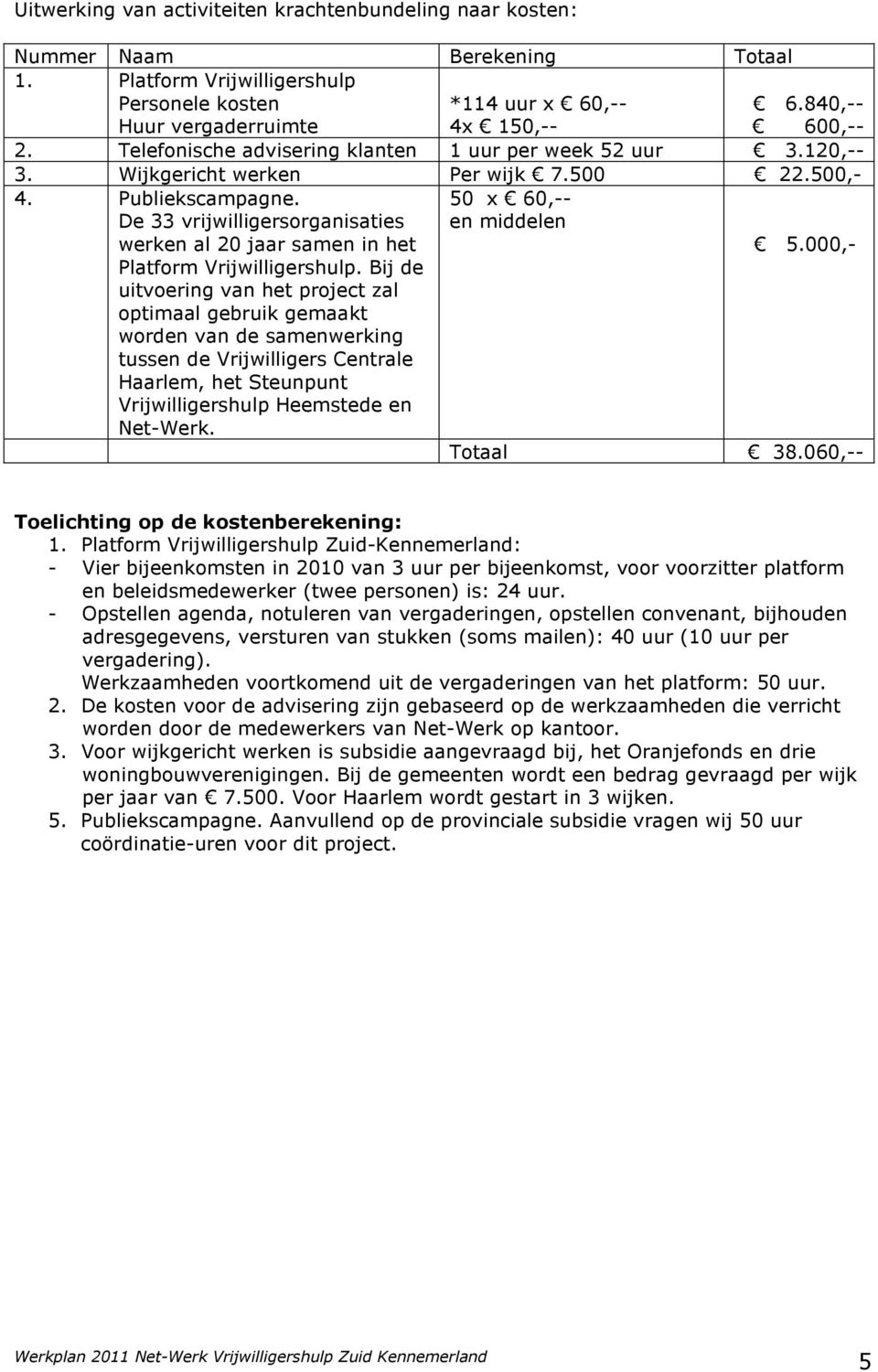 De 33 vrijwilligersorganisaties werken al 20 jaar samen in het Platform Vrijwilligershulp.