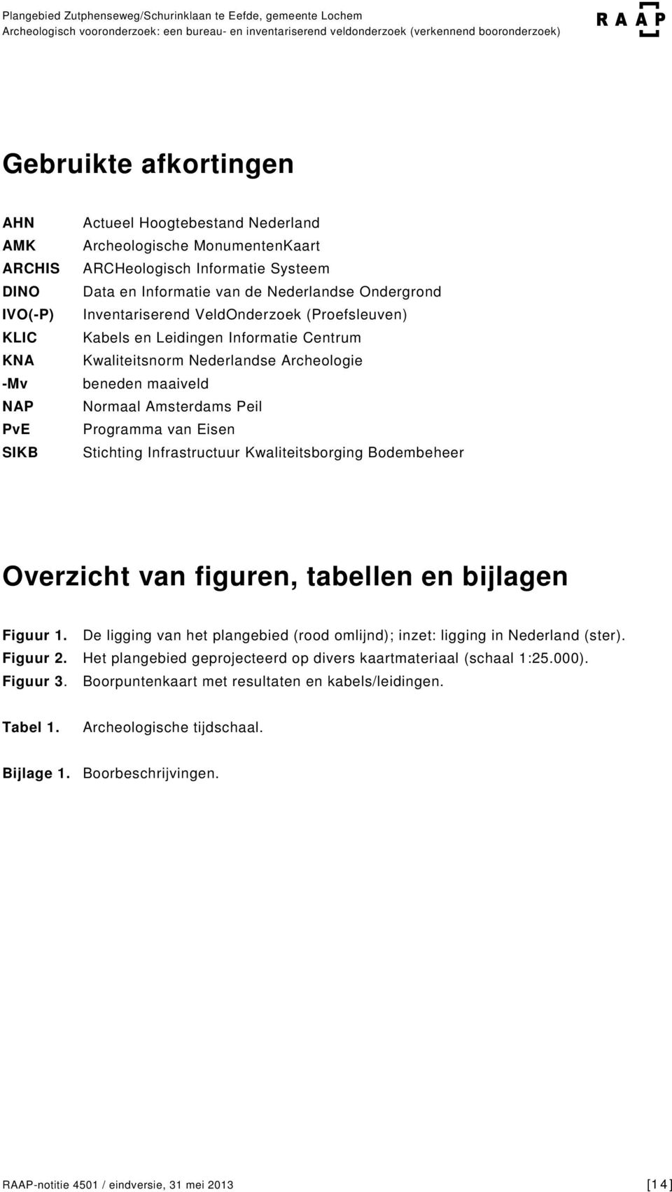 van Eisen Stichting Infrastructuur Kwaliteitsborging Bodembeheer Overzicht van figuren, tabellen en bijlagen Figuur 1. De ligging van het plangebied (rood omlijnd); inzet: ligging in Nederland (ster).