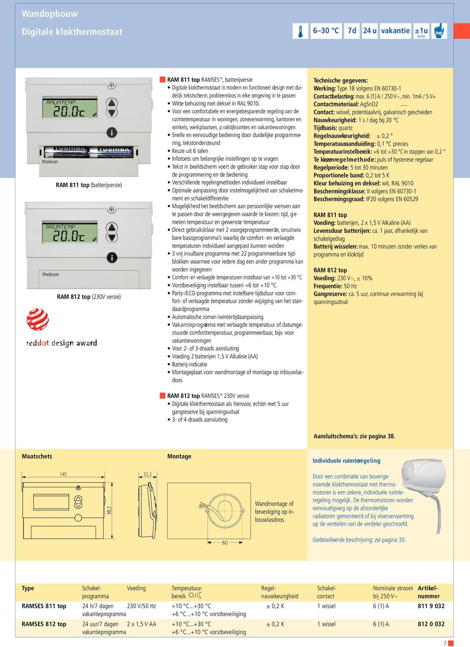 Voor een comfortabele en energiebesparende regeling van de r u i m t e t e m p e ratuur in woningen, z o n e v e r wa r m i n g, kantoren en w i n ke l s, w e r k p l a a t s e n, p raktijkruimtes en