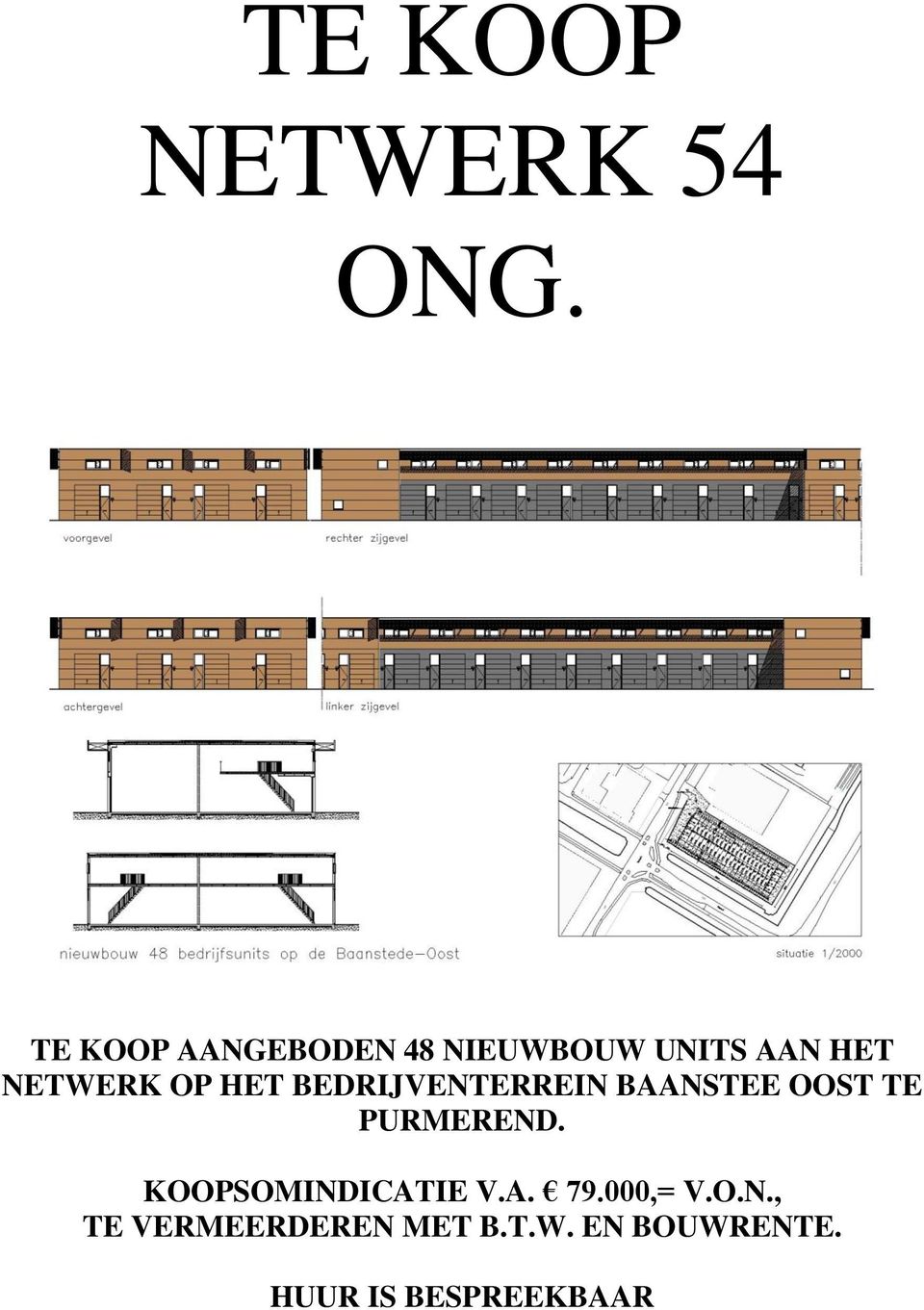 HET BEDRIJVENTERREIN BAANSTEE OOST TE PURMEREND.