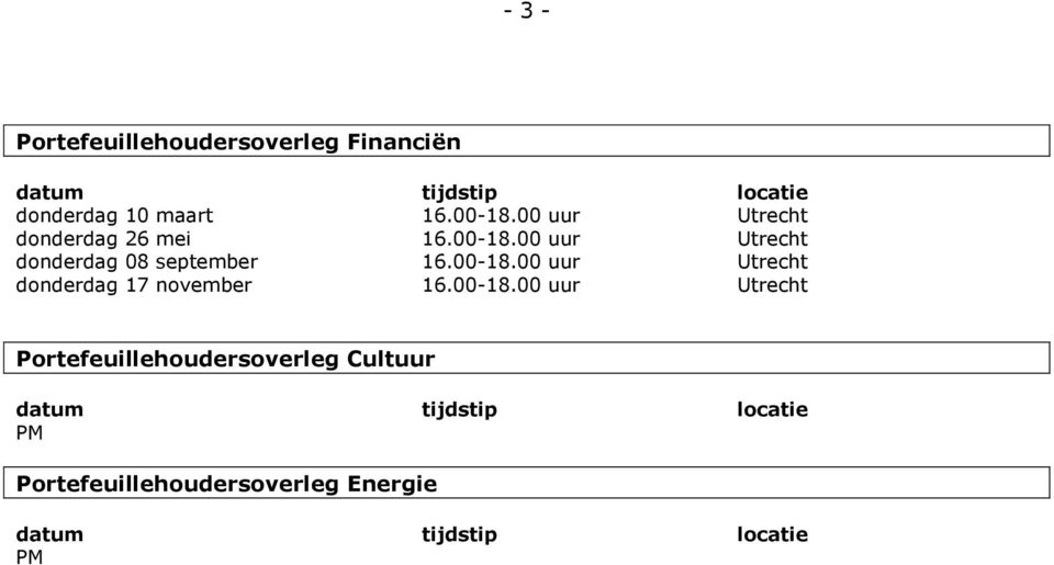 00 uur Utrecht donderdag 08 september 16.00-18.