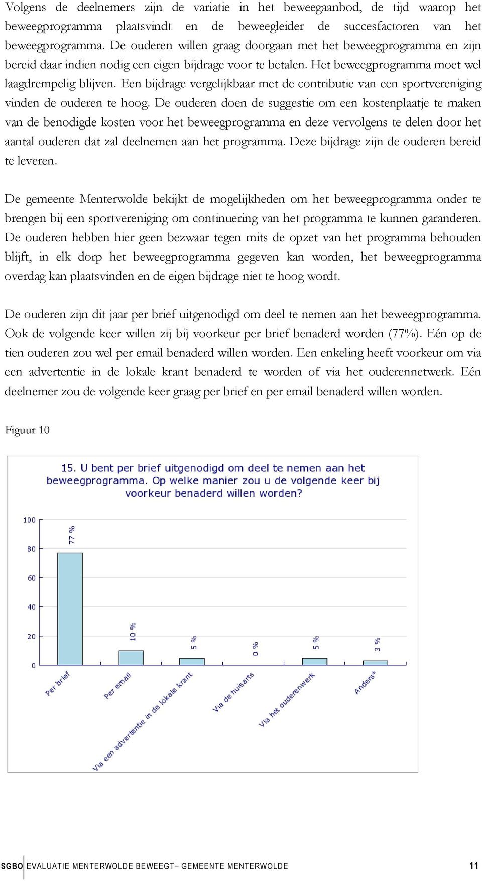 Een bijdrage vergelijkbaar met de contributie van een sportvereniging vinden de ouderen te hoog.