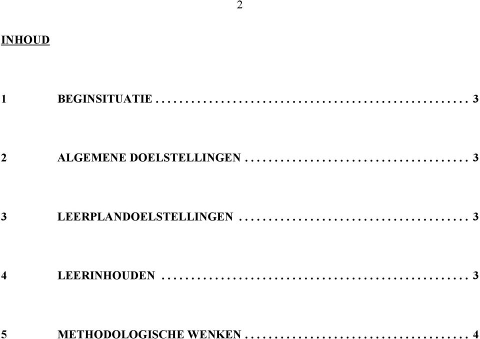 .. 3 3 LEERPLANDOELSTELLINGEN.