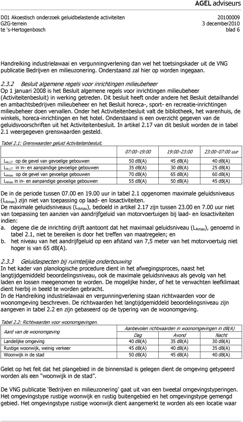 2 Besluit algemene regels voor inrichtingen milieubeheer Op 1 januari 2008 is het Besluit algemene regels voor inrichtingen milieubeheer (Activiteitenbesluit) in werking getreden.