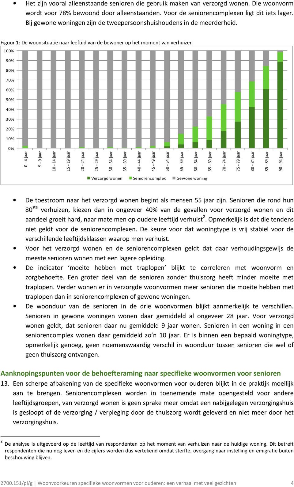 Figuur 1: De woonsituatie naar leeftijd van de bewoner op het moment van verhuizen 10 9 8 7 6 5 4 3 2 1 0-4 jaar 5-9 jaar 10-14 jaar 15-19 jaar 20-24 jaar 25-29 jaar 30-34 jaar 35-39 jaar 40-44 jaar