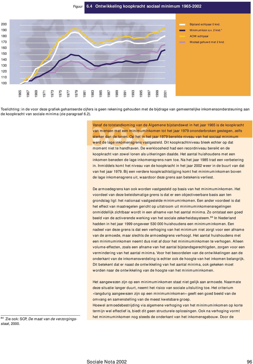 gemeentelijke inkomensondersteuning aan de koopkracht van sociale minima (zie paragraaf 6.2).