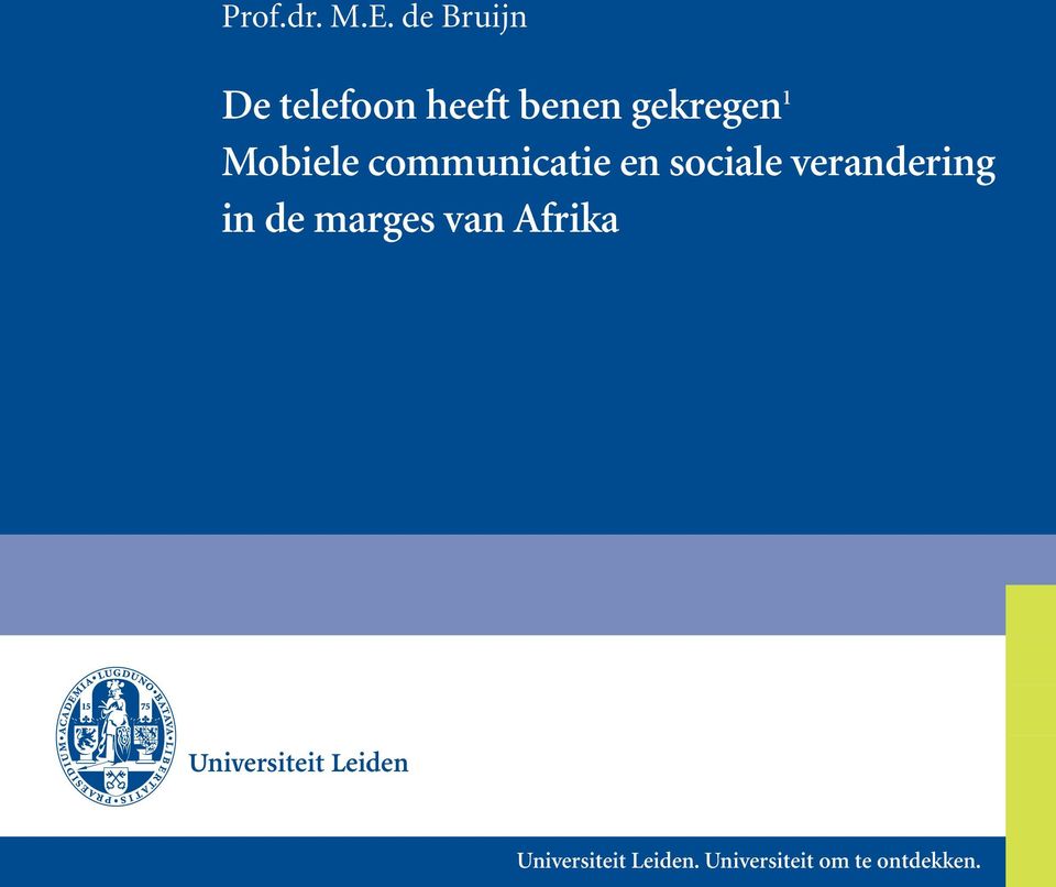 Mobiele communicatie en sociale verandering