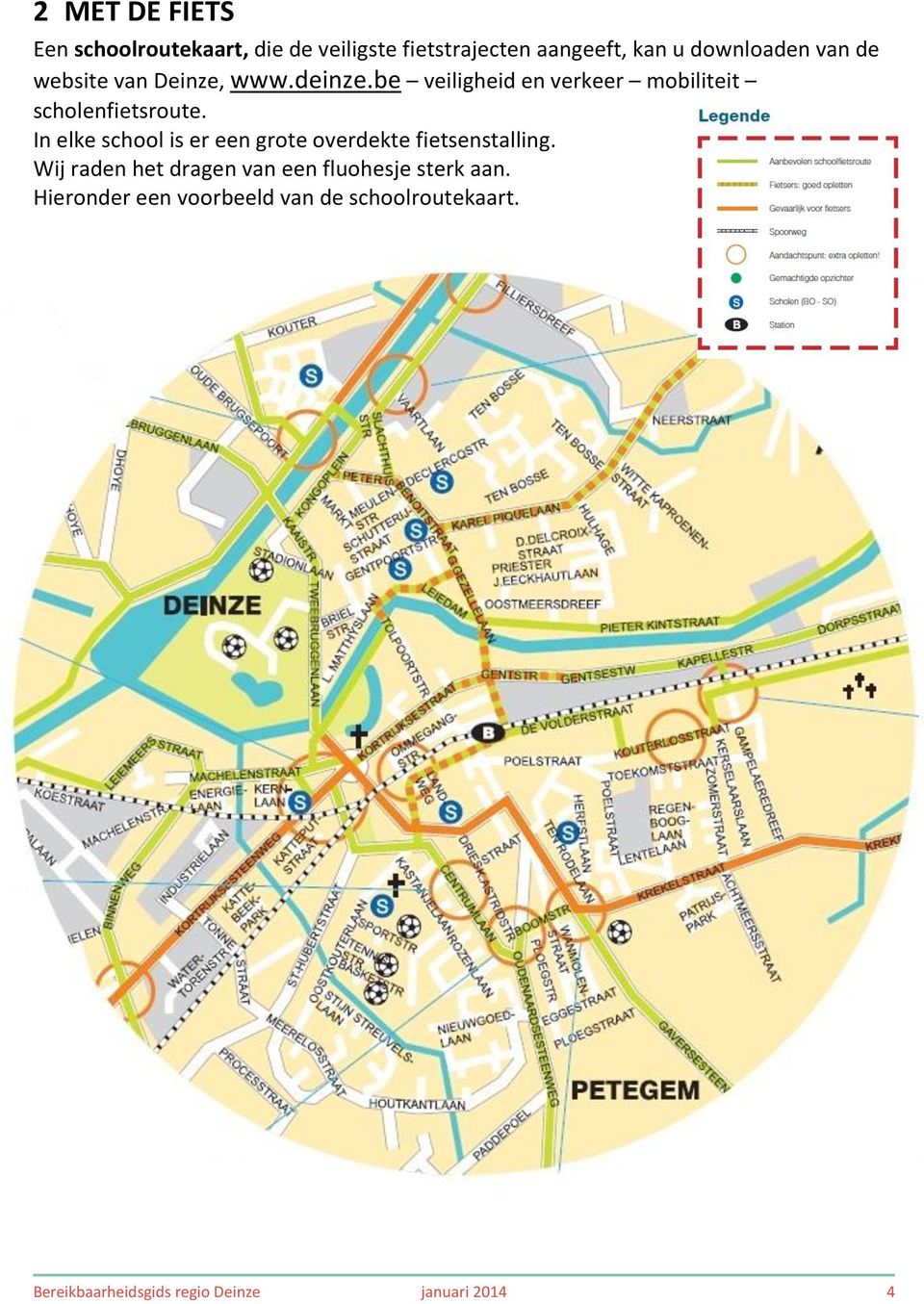 In elke school is er een grote overdekte fietsenstalling.