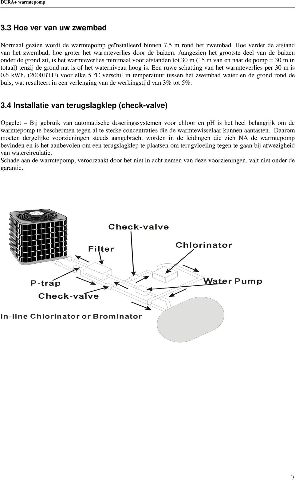 waterniveau hoog is.