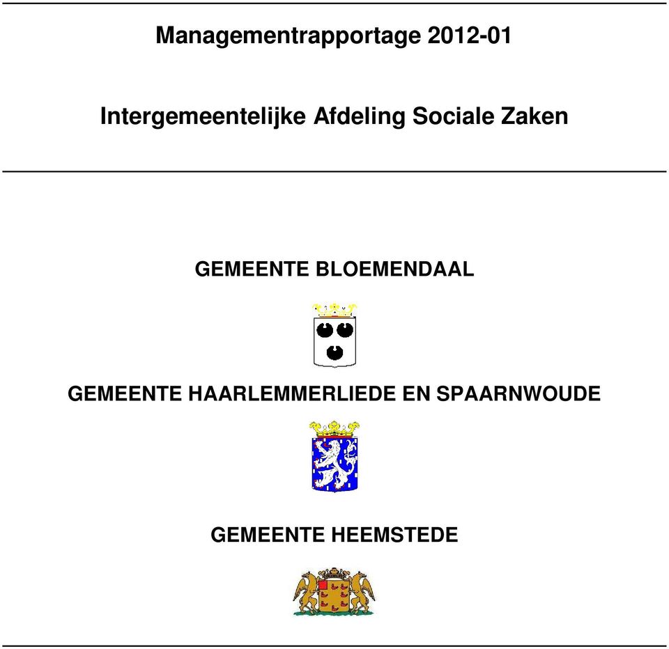 BLOEMENDAAL GEMEENTE