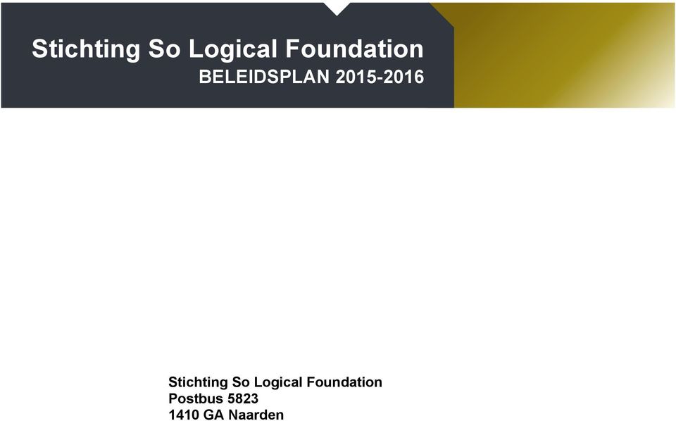 2015-2016  Foundation