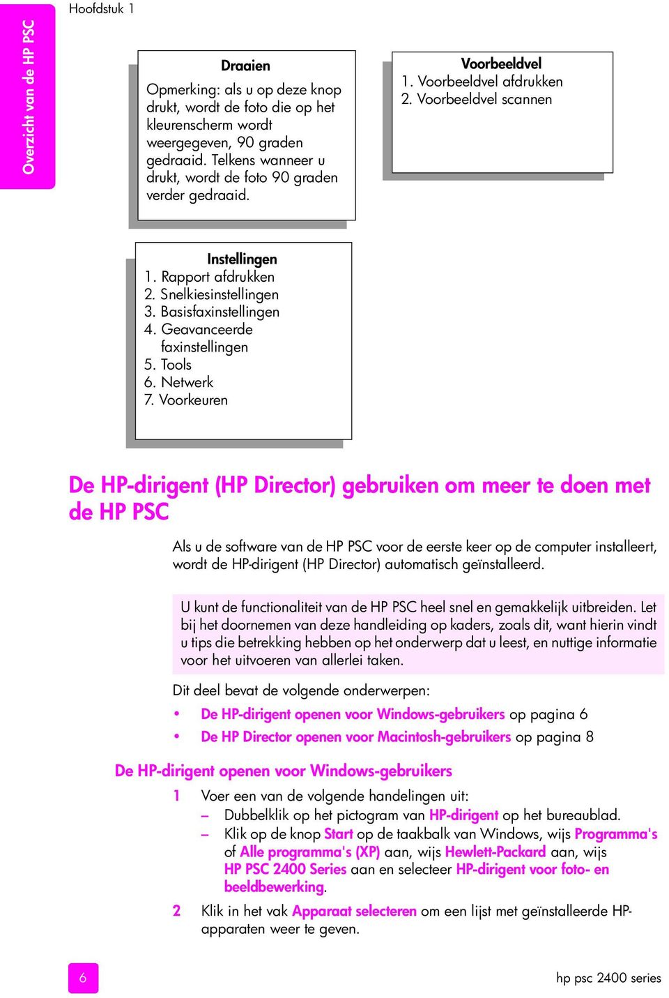 Basisfaxinstellingen 4. Geavanceerde faxinstellingen 5. Tools 6. Netwerk 7.