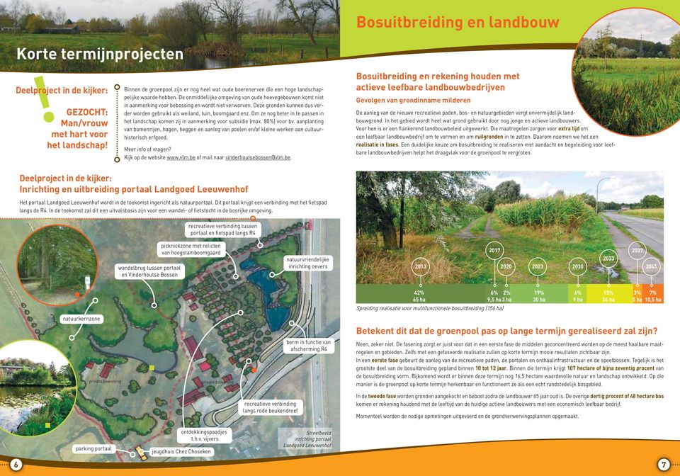 weiland, tuin, boomgaard enz Om ze nog beter in te passen in het landschap komen zij in aanmerking voor subsidie (max 80%) voor bv aanplanting van bomenrijen, hagen, heggen en aanleg van poelen en/of