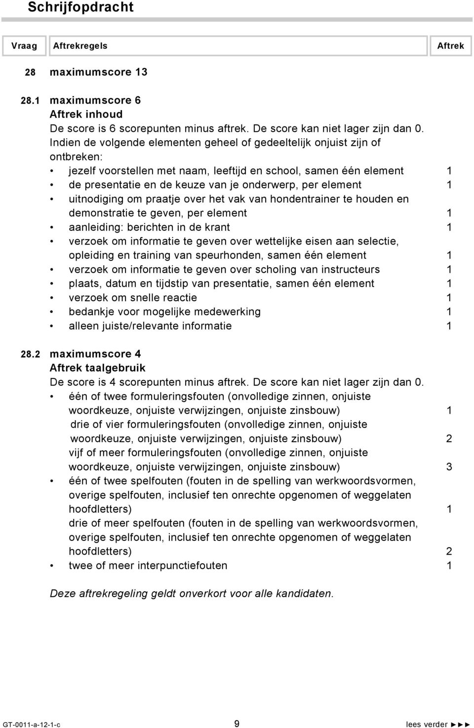 element 1 uitnodiging om praatje over het vak van hondentrainer te houden en demonstratie te geven, per element 1 aanleiding: berichten in de krant 1 verzoek om informatie te geven over wettelijke