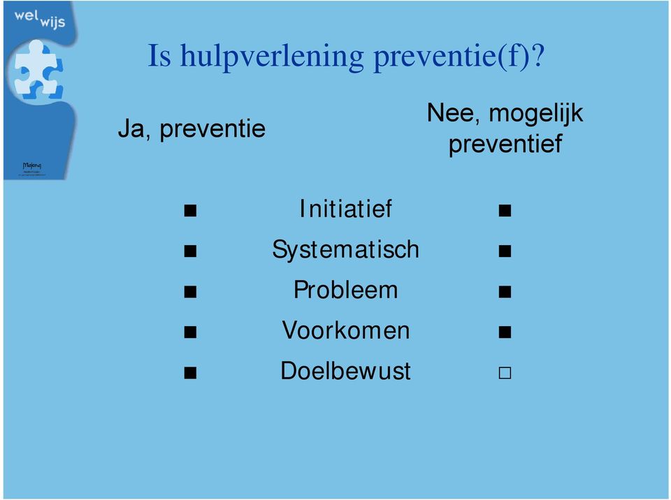 preventief Initiatief