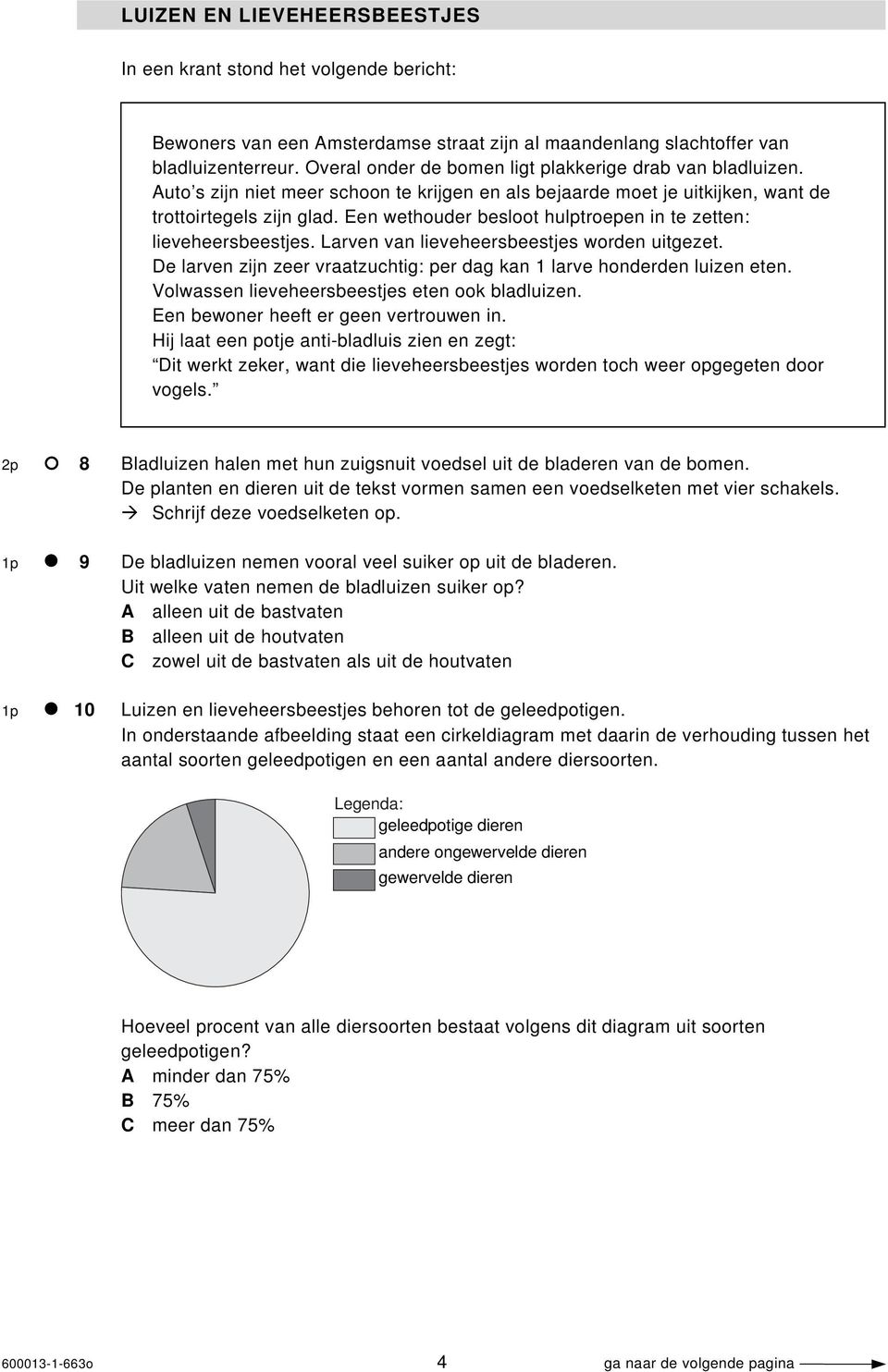 Een wethouder besloot hulptroepen in te zetten: lieveheersbeestjes. Larven van lieveheersbeestjes worden uitgezet. De larven zijn zeer vraatzuchtig: per dag kan 1 larve honderden luizen eten.