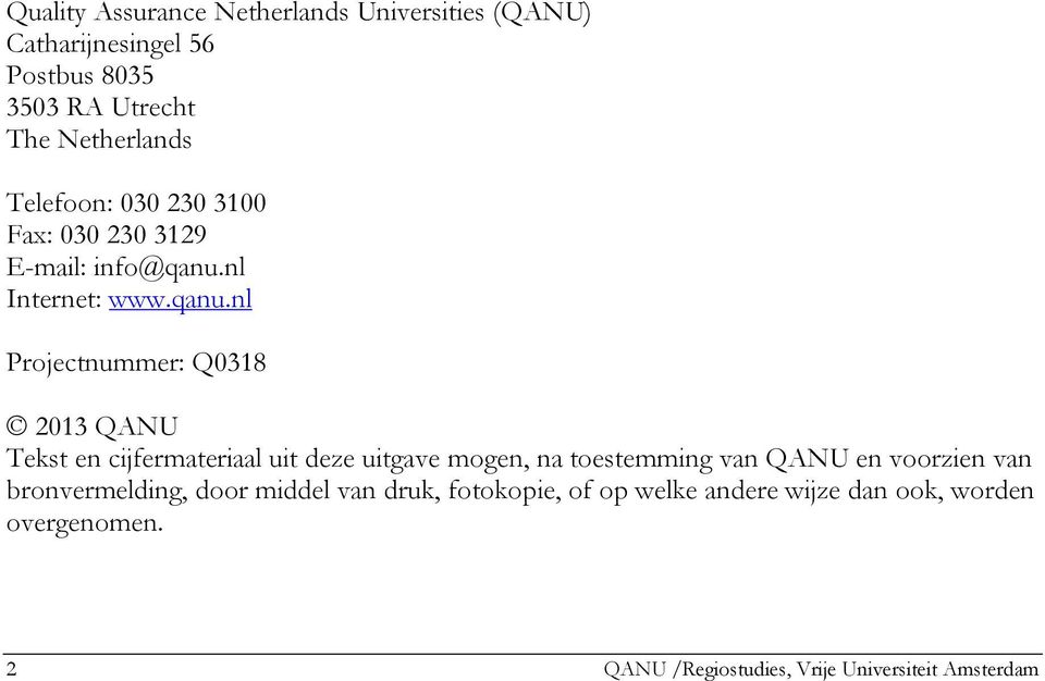 nl Internet: www.qanu.