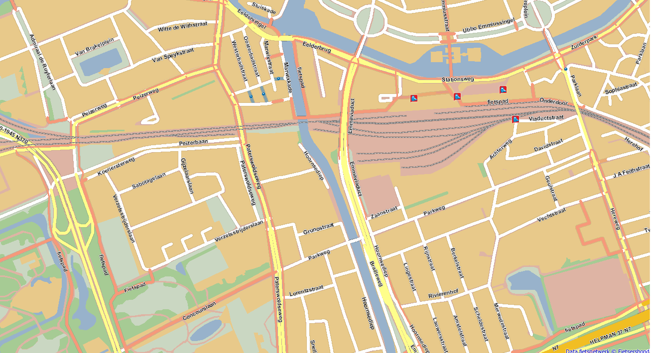 Groningen centrum HOV-as West? Effect op fiets.