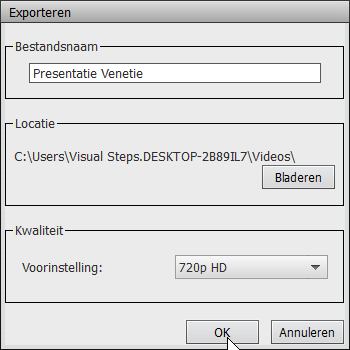 13 9.16 Presentatie opslaan Als u klaar bent met uw presentatie, kunt u deze als een project opslaan. Dat kunt u er later eventueel nog veranderingen in aanbrengen.