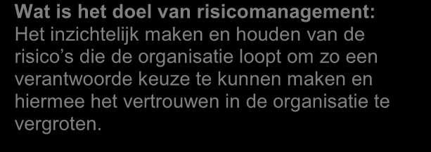 Paragraaf Weerstandsvermogen en risicobeheersing Algemeen De Veiligheidsregio Rotterdam-Rijnmond (VRR) staat voor samen sterk in risicobeheersing, incidentbestrijding en crisisbeheersing door een