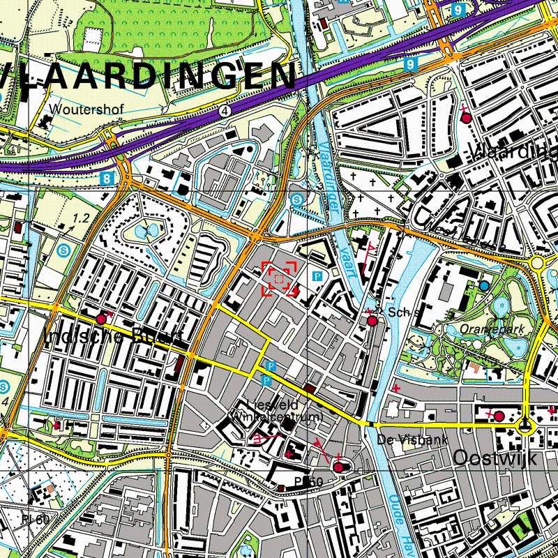 Omgevingskaart 0 m 125 m 625 m Deze kaart is noordgericht. Schaal 1: 12500 Hier bevindt zich Kadastraal object VLAARDINGEN D 1038 Mr.