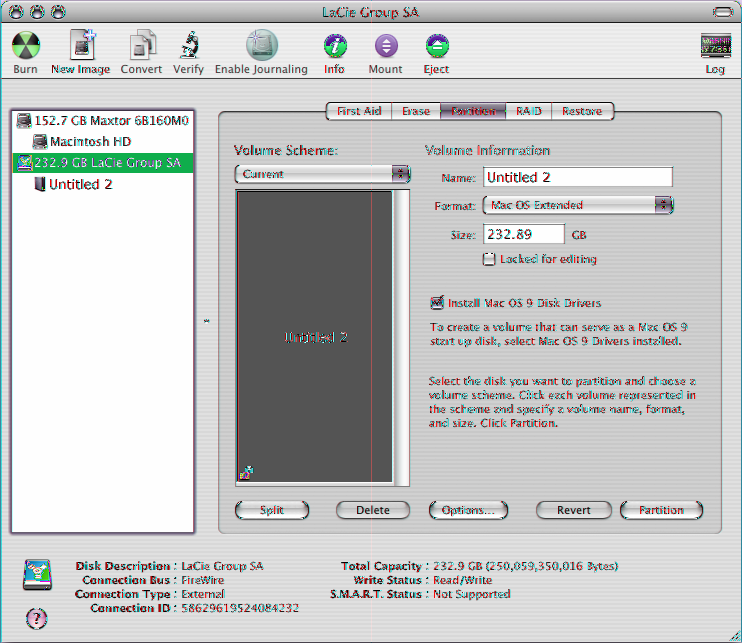 Formatteren en partitioneren Gebruikershandleiding pagina 18 3.2. Formatteren voor Mac-gebruikers 3.2.1. Mac OS 9.x Gebruikers van Mac-besturingsprogramma 9.