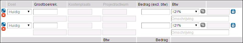 Factuurnummer Vervaldatum Het is niet nodig om de decimalen in te geven als deze 00 zijn. Zodra je op de tab- of enter-toets op je toetsenbord klikt, voegt het systeem er automatisch twee nullen (.