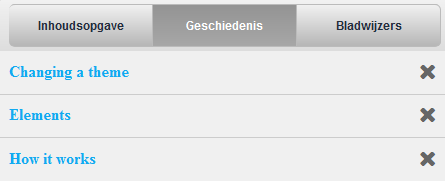 Op een mobiel apparaat kan hiernaast door pagina s worden gebladerd door horizontaal te swipen. 3.4 Naar een specifieke pagina gaan 1. Typ het paginanummer in het nummerveld in de navigatieknoppen: 2.