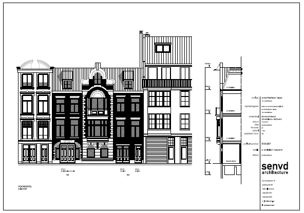 Gemeente Amsterdam Stadsdeel Centrum Bijlage 2: Onderstaande bouwtekeningen zijn als vereiste ingediend bij de vergunningaanvraag voor markiezen op de M.J.