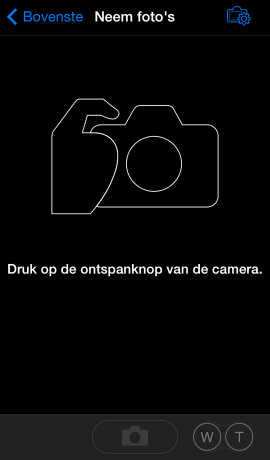 D 89 Foto s downloaden terwijl ze worden gemaakt (alleen ondersteunde camera s) Als de camera het vastleggen van foto s