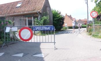 Voorbehouden wegen Speelstraten Wie