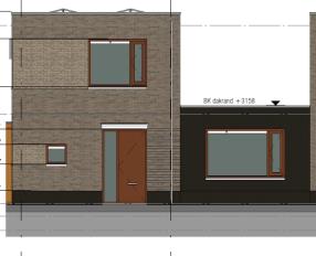 6. Hoekwoning te Noord-Brabant - Hoekwoning met plat dak - EPC: 0,06 Hoekwoning met thermische schil niveau Bouwbesluit+, HR-107 combiketel, natuurlijke toevoer en mechanische afvoer en PV. 7.