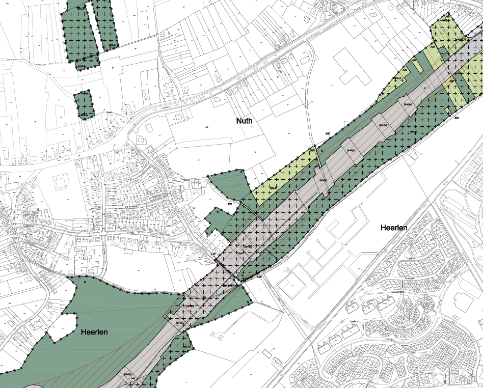 Wijzigingsbevoegdheid verdiepte ligging BPL bij Vaesrade PIP 2012 Opnemen van compenserende parkeervoorzieningen voor Gaia Zoo Door de realisatie van de BPL wordt een gedeelte