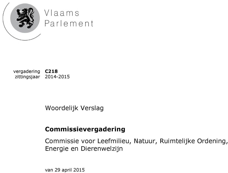 Commissie voor Leefmilieu, Natuur,