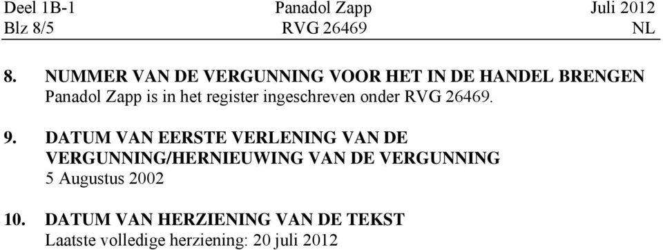 register ingeschreven onder RVG 26469. 9.