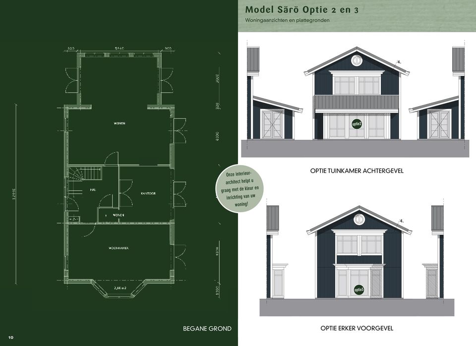 en graag met de kleu inrichting van uw woning!