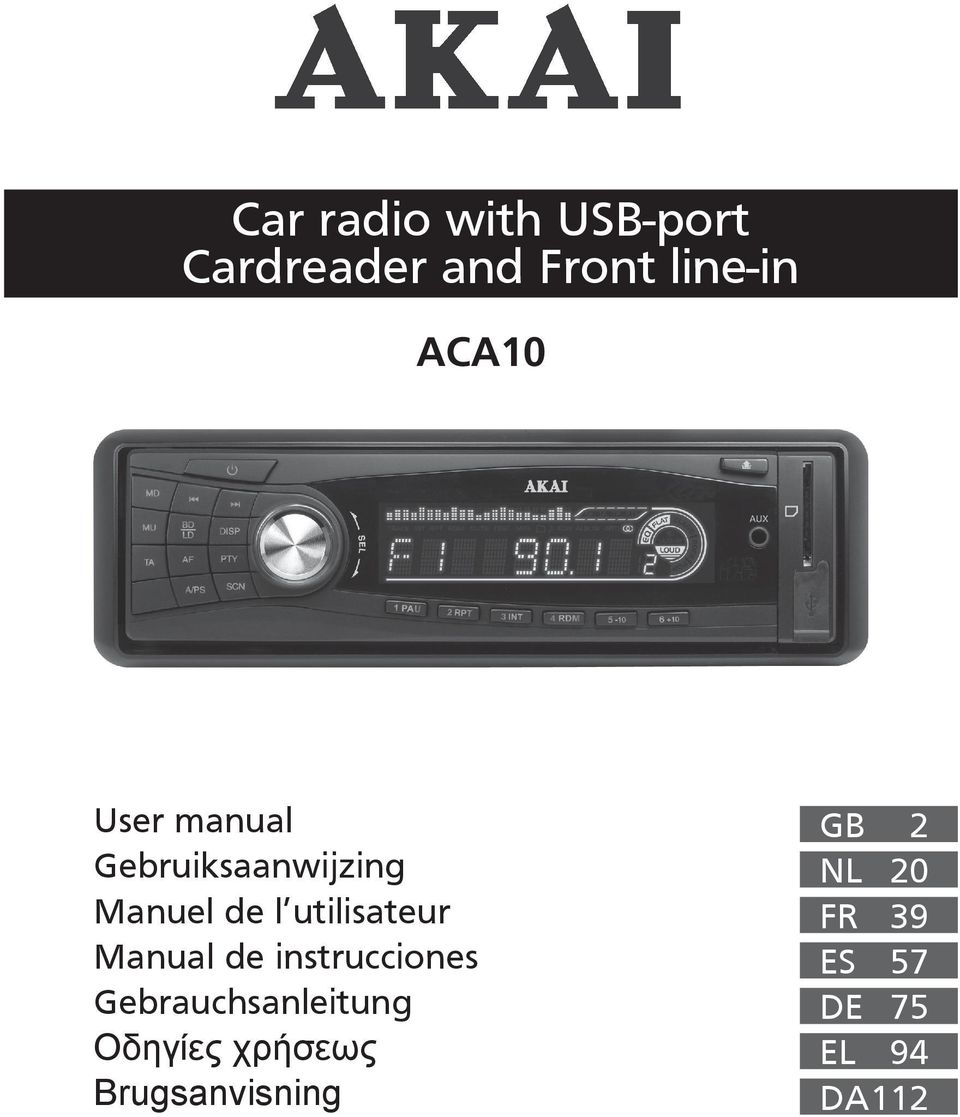 utilisateur Manual de instrucciones Gebrauchsanleitung