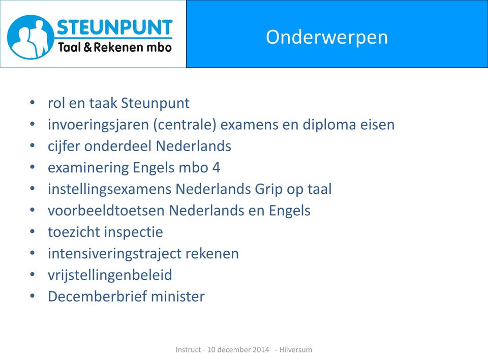instellingsexamens Nederlands Grip op taal voorbeeldtoetsen Nederlands en