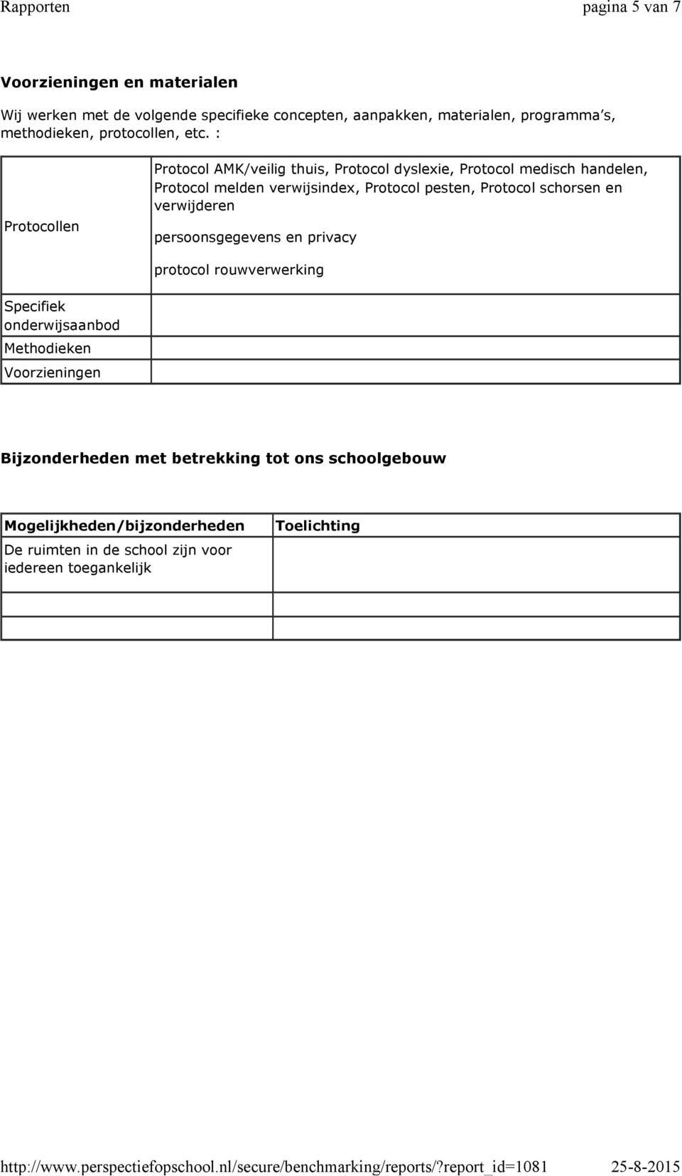 : Protocollen Protocol AMK/veilig thuis, Protocol dyslexie, Protocol medisch handelen, Protocol melden verwijsindex, Protocol pesten, Protocol