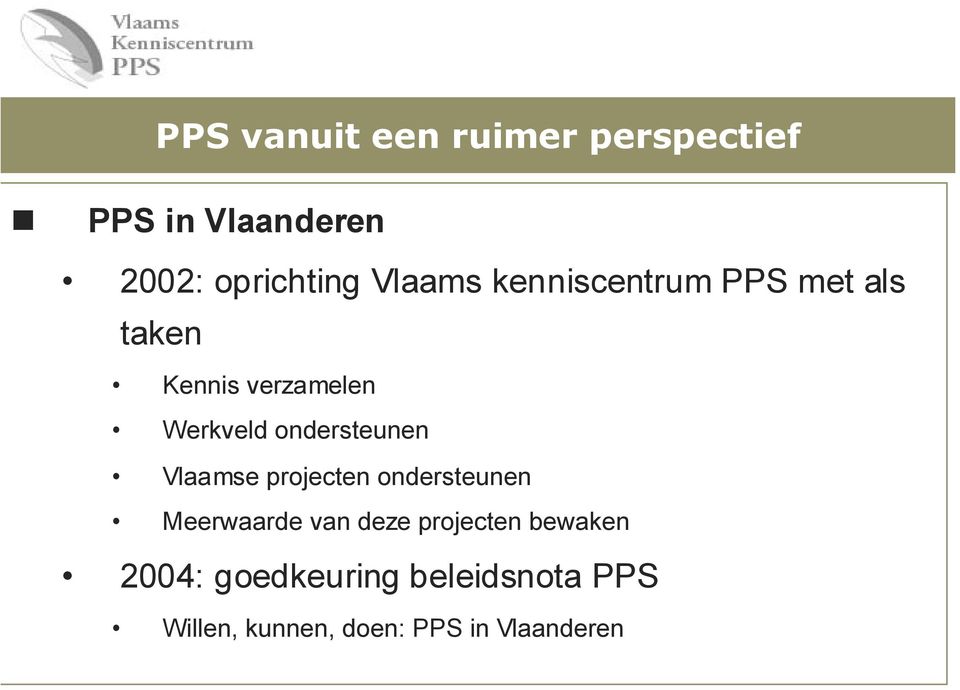 ondersteunen Vlaamse projecten ondersteunen Meerwaarde van deze