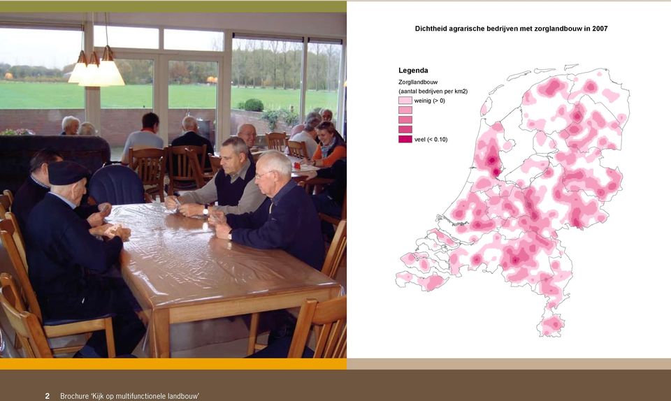 (aantal bedrijven per km2) weinig (> 0)