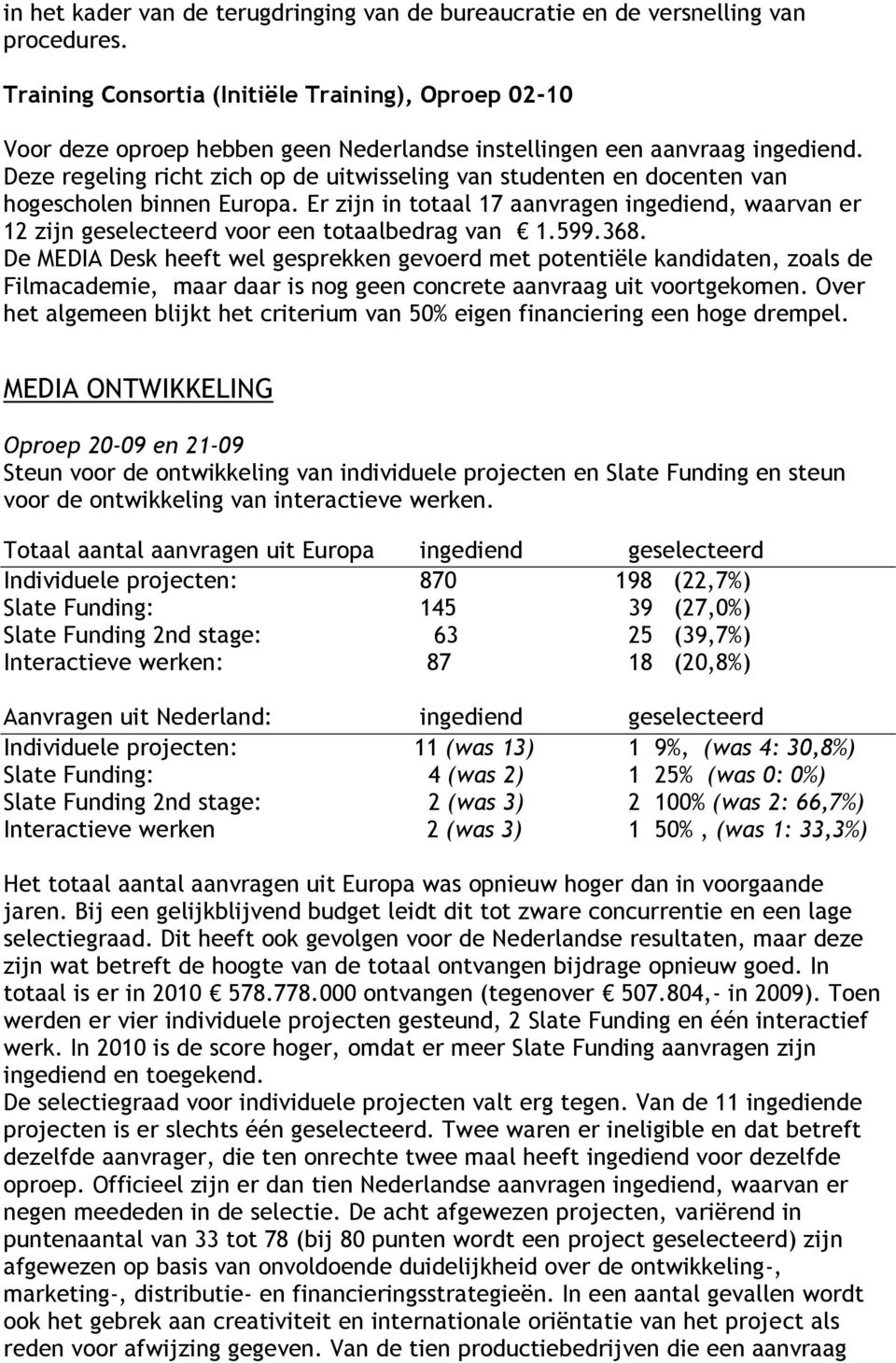 Deze regeling richt zich op de uitwisseling van studenten en docenten van hogescholen binnen Europa.