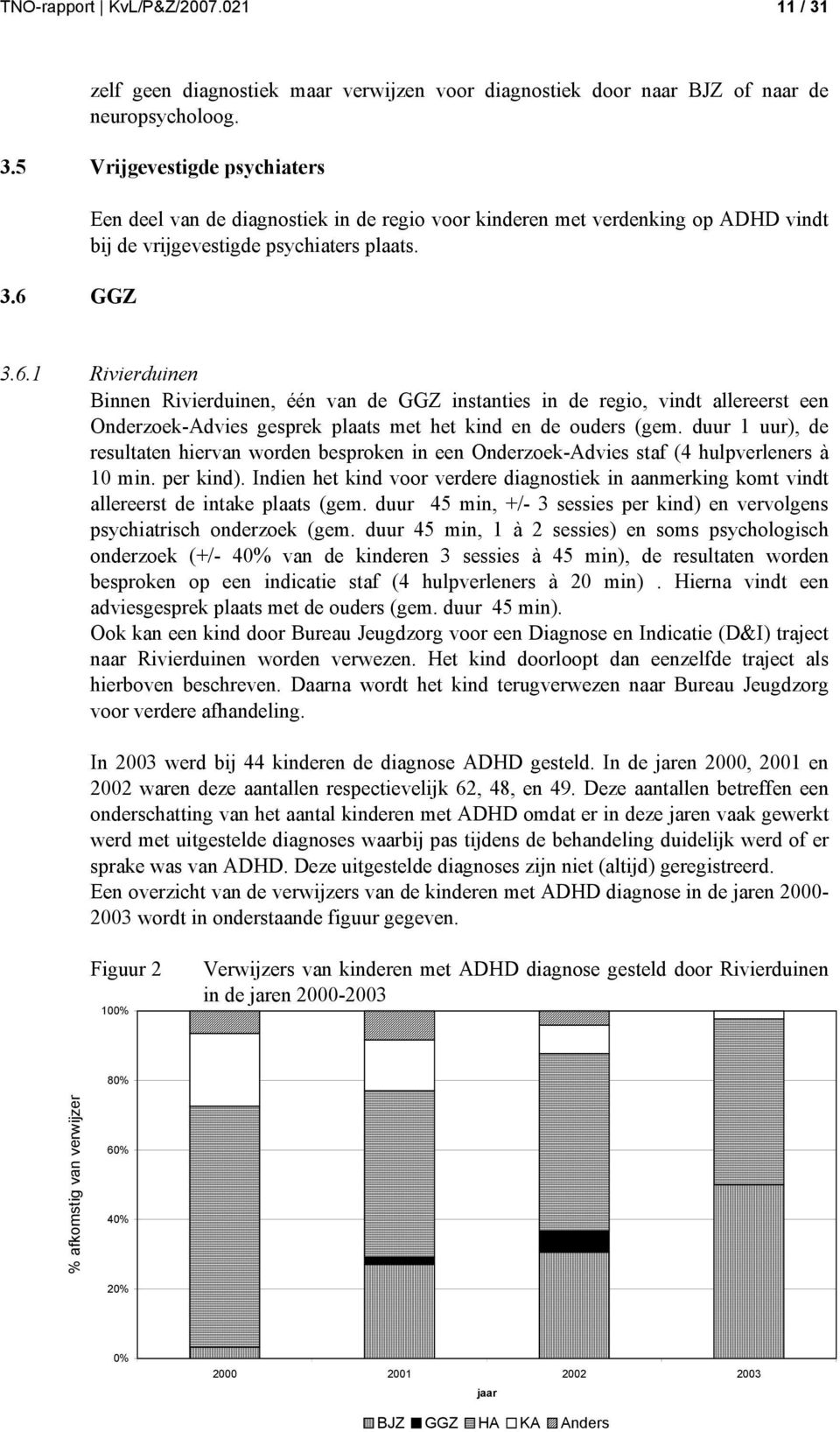 duur uur), de resultaten hiervan worden besproken in een Onderzoek-Advies staf ( hulpverleners à 0 min. per kind).