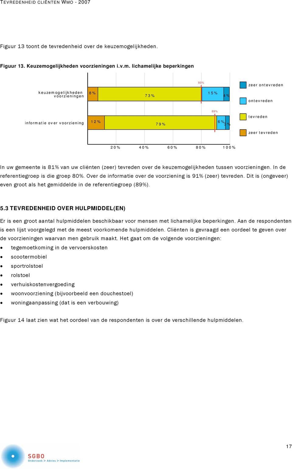 gelijkheden voorzieningen i.v.m.