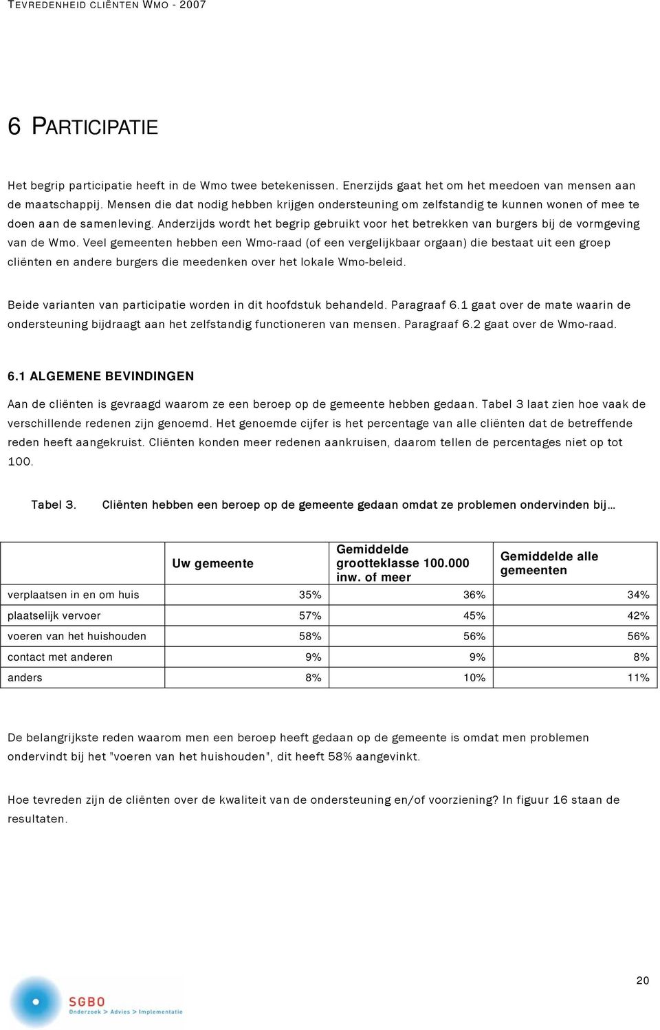 Anderzijds wordt het begrip gebruikt voor het betrekken van burgers bij de vormgeving van de Wmo.